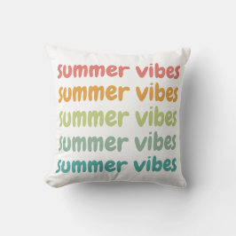 Summer Vibes Beach Vacation Retro Summer Kussen