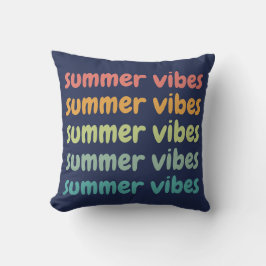 Summer Vibes Beach Vacation Retro Summer Kussen