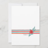 Summer Vibes Birthday Pool Party Kaart (Achterkant)