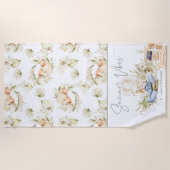 Summer Vibes | Boho Bachelorette Weekend Strandlaken (Voorkant)