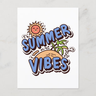 Summer Vibes Briefkaart