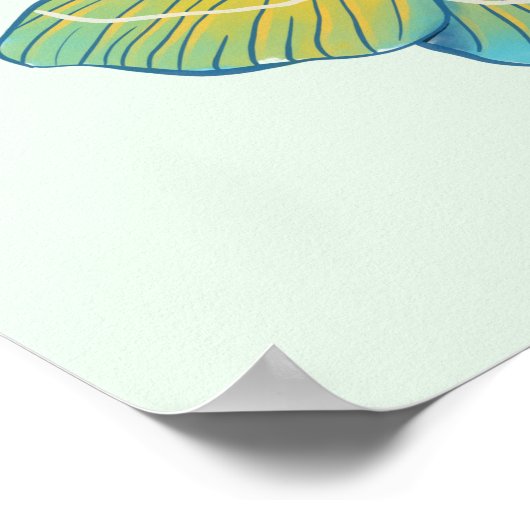 Summer Vibes Butterfly Poster (Hoek)