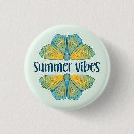 Summer Vibes Butterfly Ronde Button 3,2 Cm