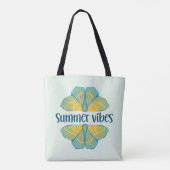Summer Vibes Butterfly Tote Bag (Achterkant)