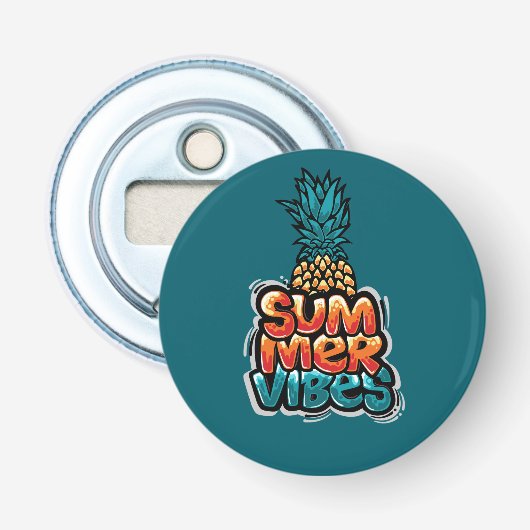 Summer Vibes Button Flesopener (Voorkant)