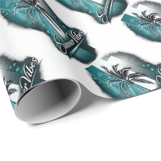 Summer Vibes Cadeaupapier (Rol Hoek)