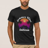 Summer Vibes California - Retro Sunset T-shirt (Voorkant)