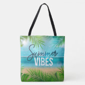 Summer Vibes Canvas tas (Voorkant)