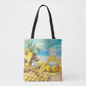 Summer Vibes | Citroen Zomer Cocktail Tote Bag (Voorkant)