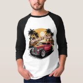Summer Vibes Classic Car T-shirt (Voorkant)