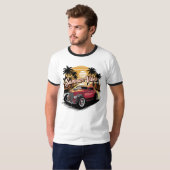 Summer Vibes Classic Car T-shirt (Voorkant volledig)