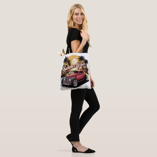 Summer Vibes Classic Car Tote Bag (Op model)