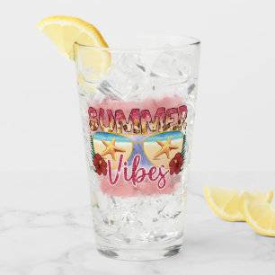 Summer Vibes Coastal Beach Zonnebril Ontwerp Glas