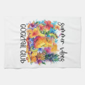 Summer vibes cocktail club | Tropical Drink Theedoek (Horizontaal)