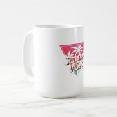 Summer Vibes Coffee Mok – Tropische strandstijl (Voorkant links)