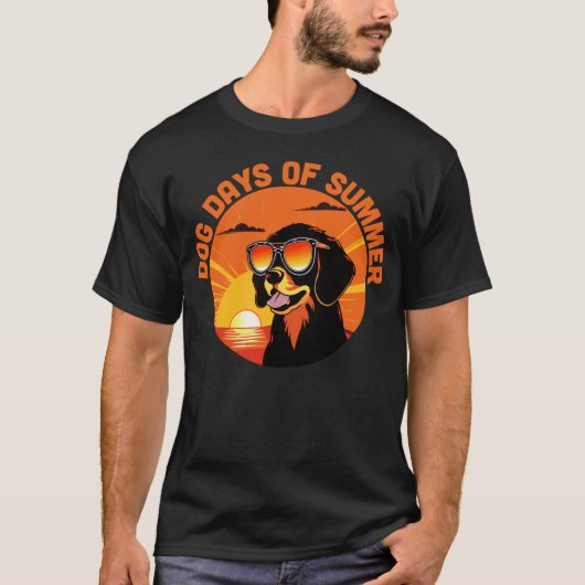 Summer Vibes: "Dog Days of Summer" T-shirt (Voorkant)