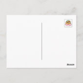 Summer Vibes Dog - Drijvende puppy met zonnebril Briefkaart (Achterkant)