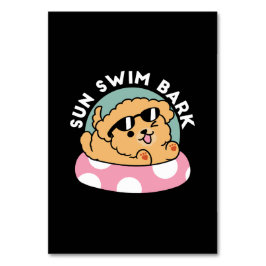 Summer Vibes Dog - Drijvende puppy met zonnebril Kaart