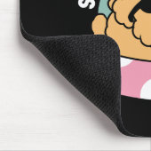 Summer Vibes Dog - Drijvende puppy met zonnebril Muismat (Hoek)