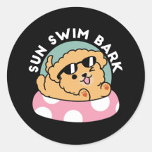 Summer Vibes Dog - Drijvende puppy met zonnebril