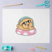 Summer Vibes Dog - Drijvende puppy met zonnebril Tissuepapier (Craft)