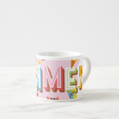 Summer Vibes Espresso Kop (Voorkant rechts)
