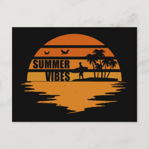 Summer Vibes Familievakantie Briefkaart