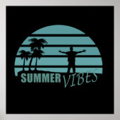 Summer Vibes Familievakantie Poster (Voorkant)