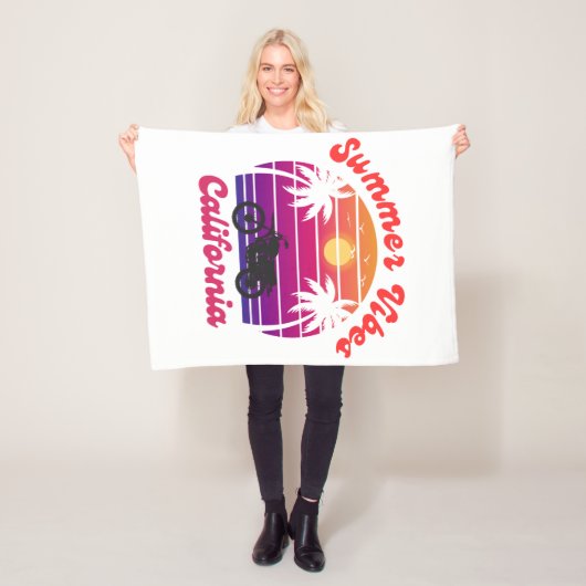 Summer Vibes Fleece Deken (In situ)