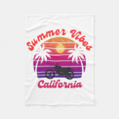 Summer Vibes Fleece Deken (Voorkant)