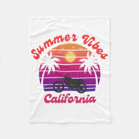 Summer Vibes Fleece Deken (Voorkant)