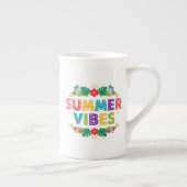 Summer Vibes Floral Design-54504 Hoodie Porselein Kop (Rechts)