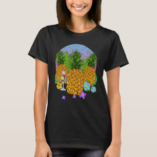 Summer Vibes Flowers Tropical Summer Fruit Floral T-shirt