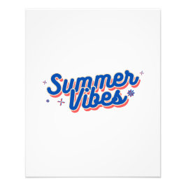 Summer Vibes Foto Afdruk