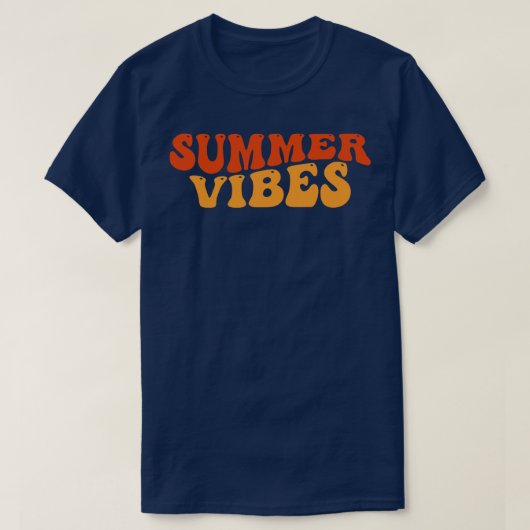 Summer Vibes Fun Summer Beach Sand Surf Quote 1 T-shirt (Design voorkant)