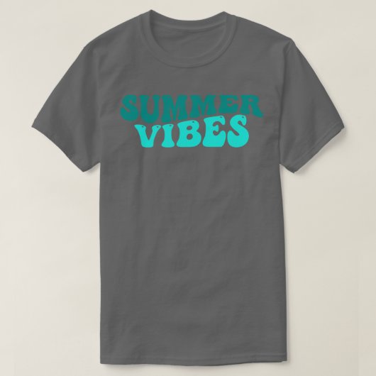 Summer Vibes Fun Summer Beach Sand Surf Quote T-shirt (Design voorkant)