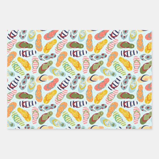 Summer Vibes Gift Wrap Inpakpapier Vel (Voorkant 2)