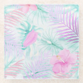 Summer Vibes Glazen Onderzetter (Voorkant)