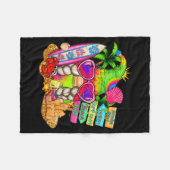 Summer Vibes Gnomes Beach Party Cute Gnome Hello S Fleece Deken (Voorkant (Horizontaal))