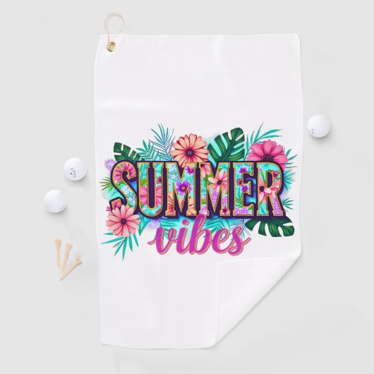 Summer Vibes Golfhanddoek (Insitu)