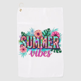 Summer Vibes Golfhanddoek