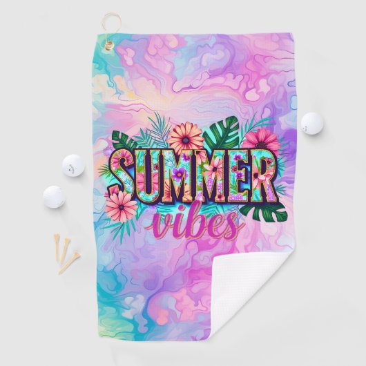 Summer Vibes Golfhanddoek (Insitu)