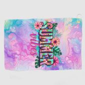 Summer Vibes Golfhanddoek (Horizontaal)