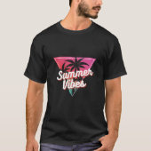 Summer Vibes Graphic T-Shirt – Trendy Tropisch (Voorkant)