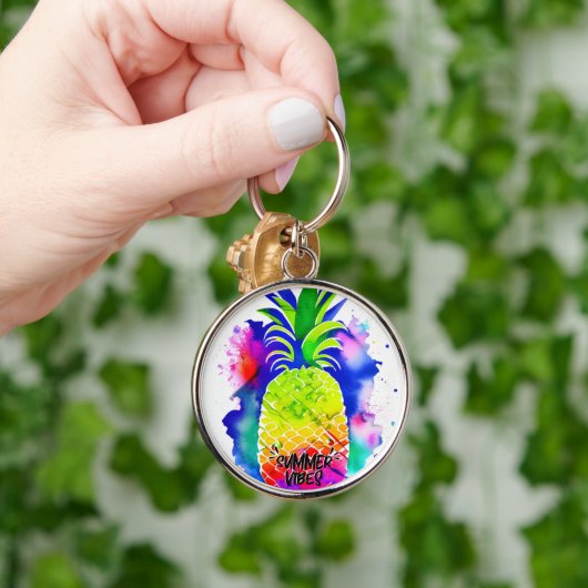 SUMMER VIBES IN WATERCOLOR SLEUTELHANGER (Hand)