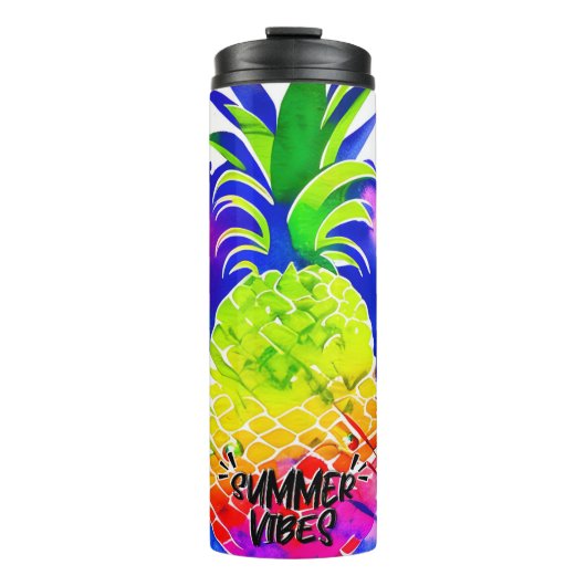 SUMMER VIBES IN WATERCOLOR THERMOSBEKER (Voorkant)