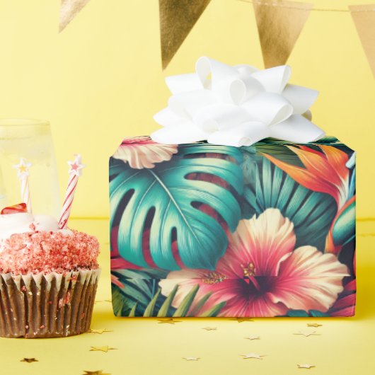 Summer vibes inpakpapier (Verjaardagsfeest)