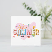 Summer Vibes Kaart (Staand voorkant)