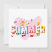 Summer Vibes Kaart (Achterkant)