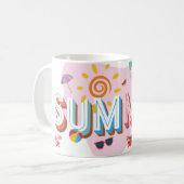Summer Vibes Koffiemok (Voorkant links)